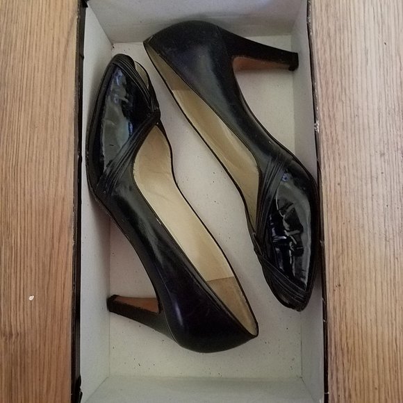 Erin blk patent heels - Picture 3 of 7